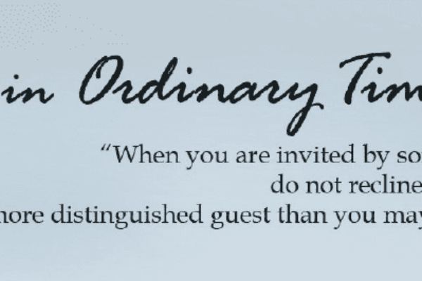 22nd Sunday in Ordinary Time