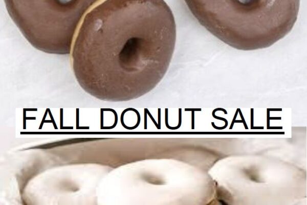 Fall Donut Sale: Preorder & Prepay