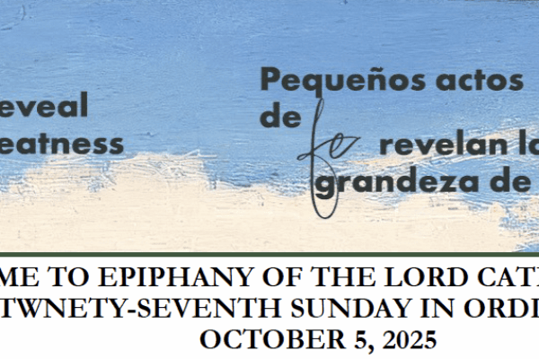 27th Sunday in Ordinary Time
