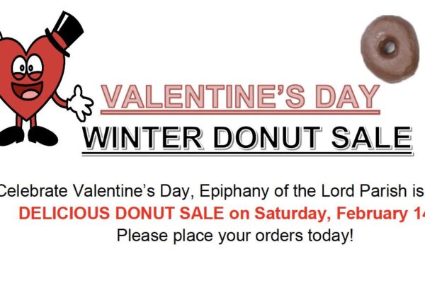 Valentine’s Day Winter DONUT Sale: Preorder & Prepay